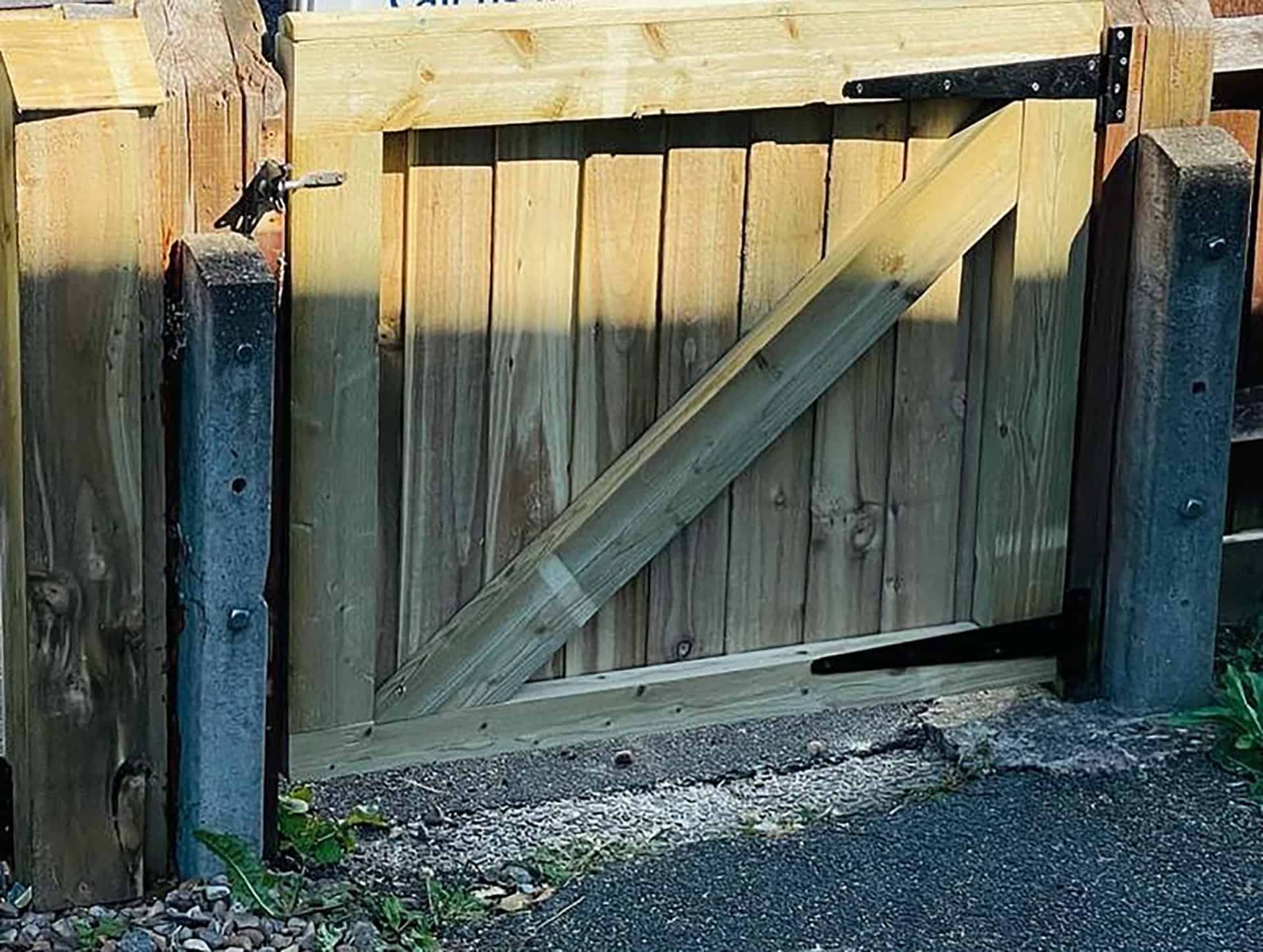 Built Gate Custom built gates - SJG Maintenance